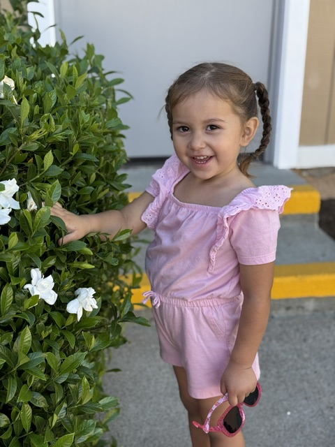 A child in the Busy Bee I classroom