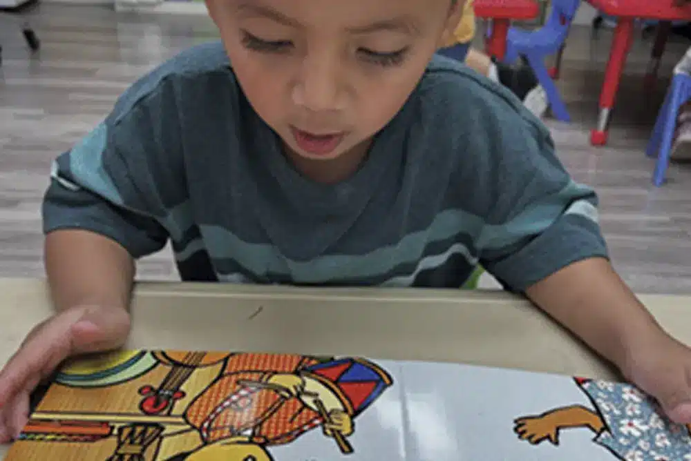 Child Reading a book